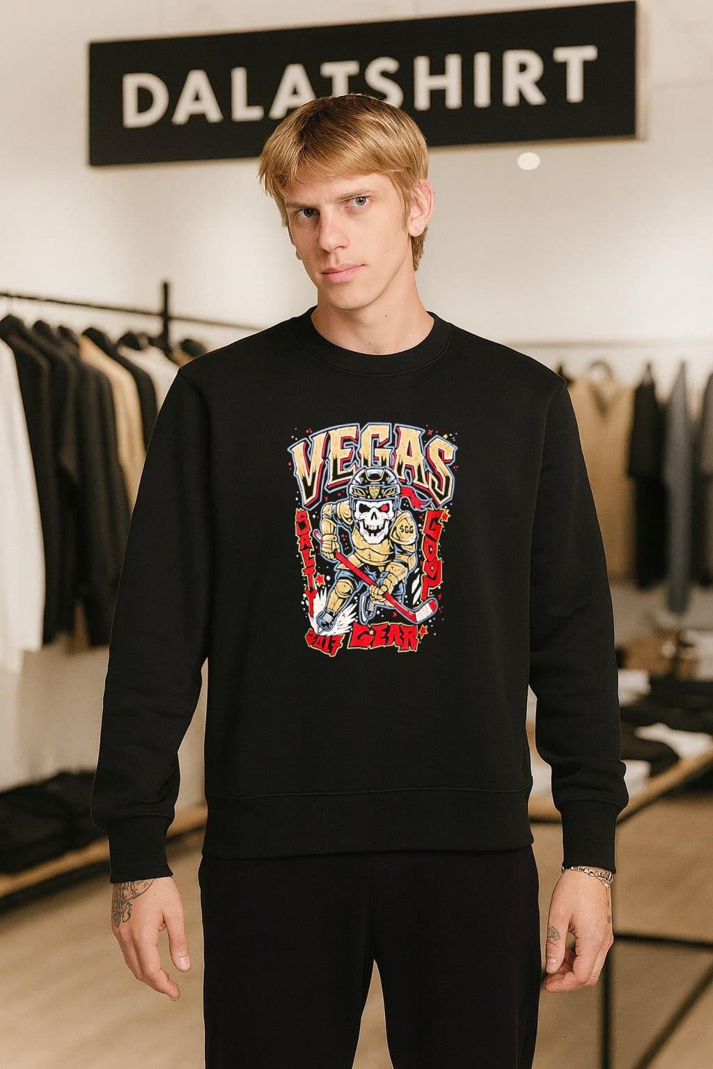Vegas Salty Goon Gear 2017 Skeleton Hockey shirt