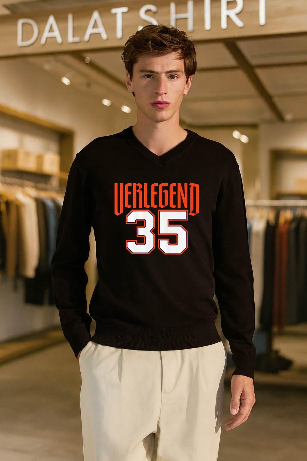 Verlegend 35 Detroit Tigers Pitcher Justin Verlander Tribute Graphic shirt