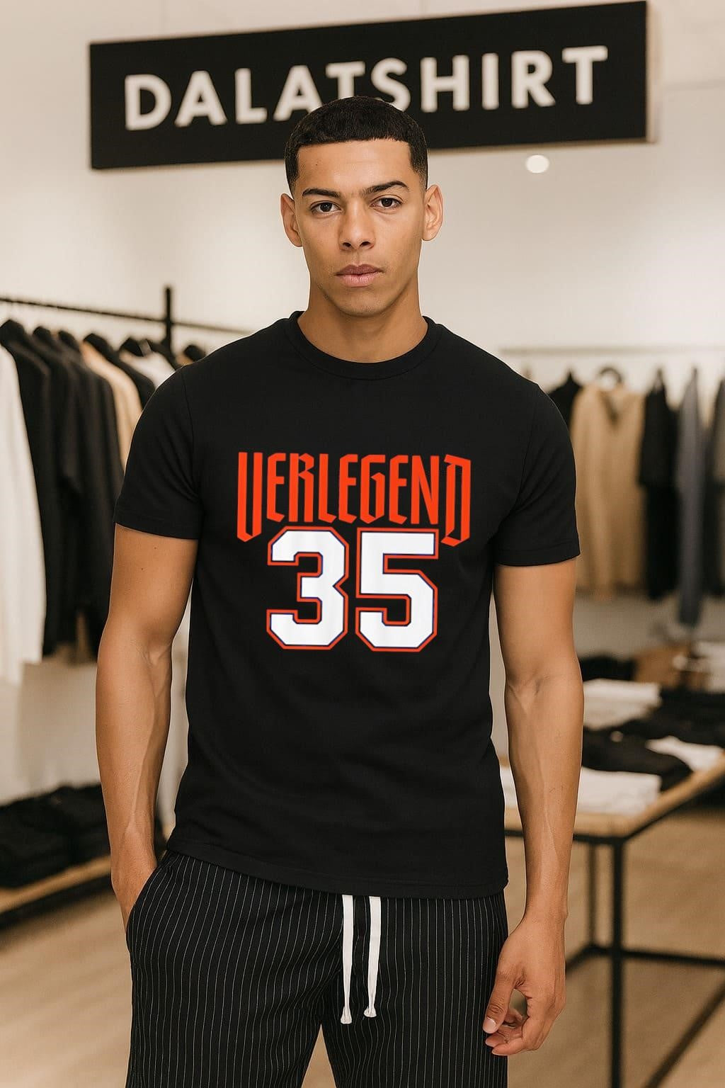 Verlegend 35 Detroit Tigers Pitcher Justin Verlander Tribute Graphic shirt