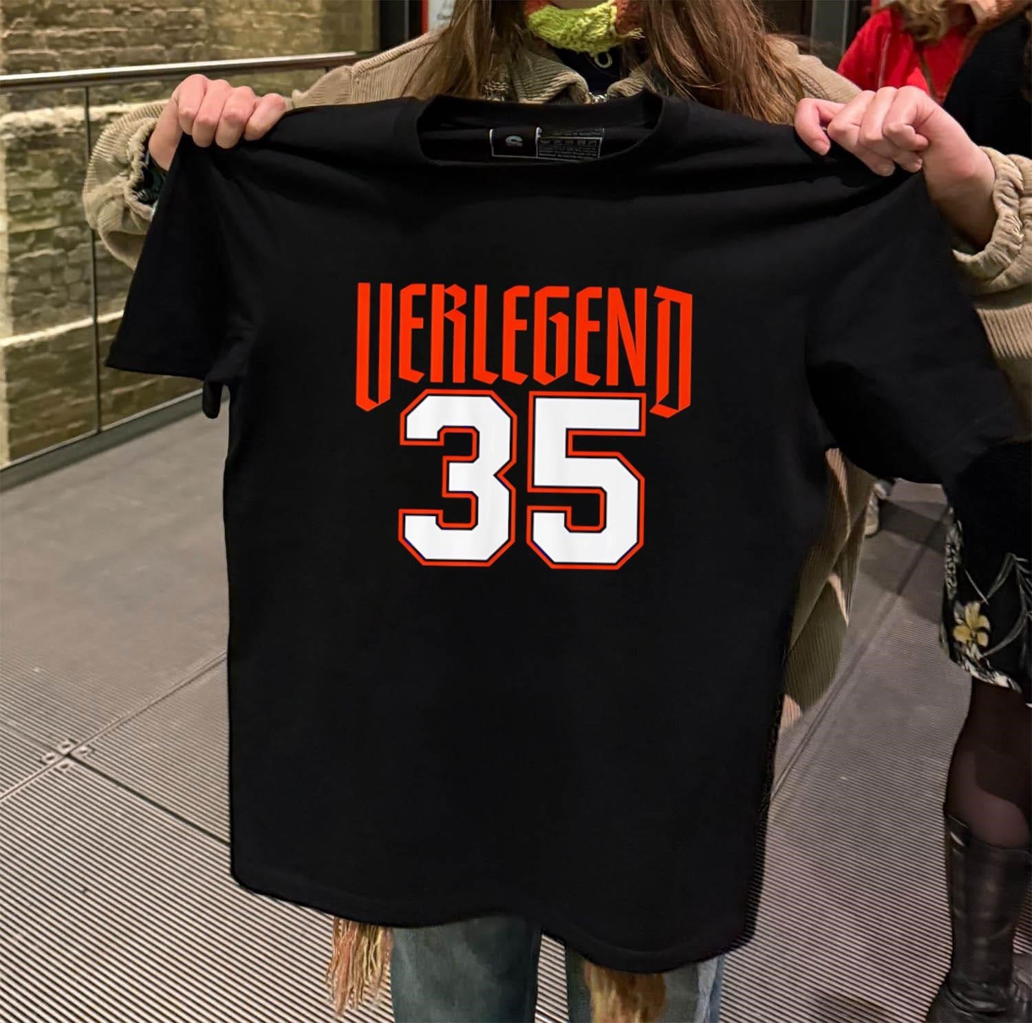 Verlegend Justin Verlander Number 35 Houston Baseball shirt