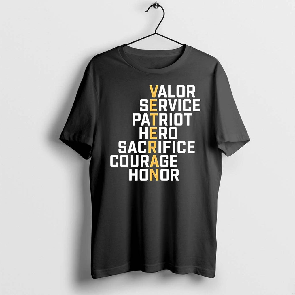 Veteran Meaning Valor Service Perfect For Those Who Want To Honor Retired Tshirts Sweater