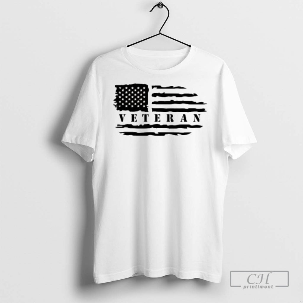 Veteran Usa Flag 2025 Vintage T Shirts