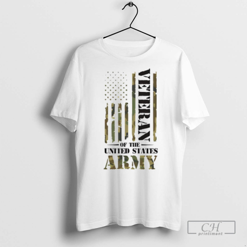 Veteran Of The United States Army Flag T Shirts