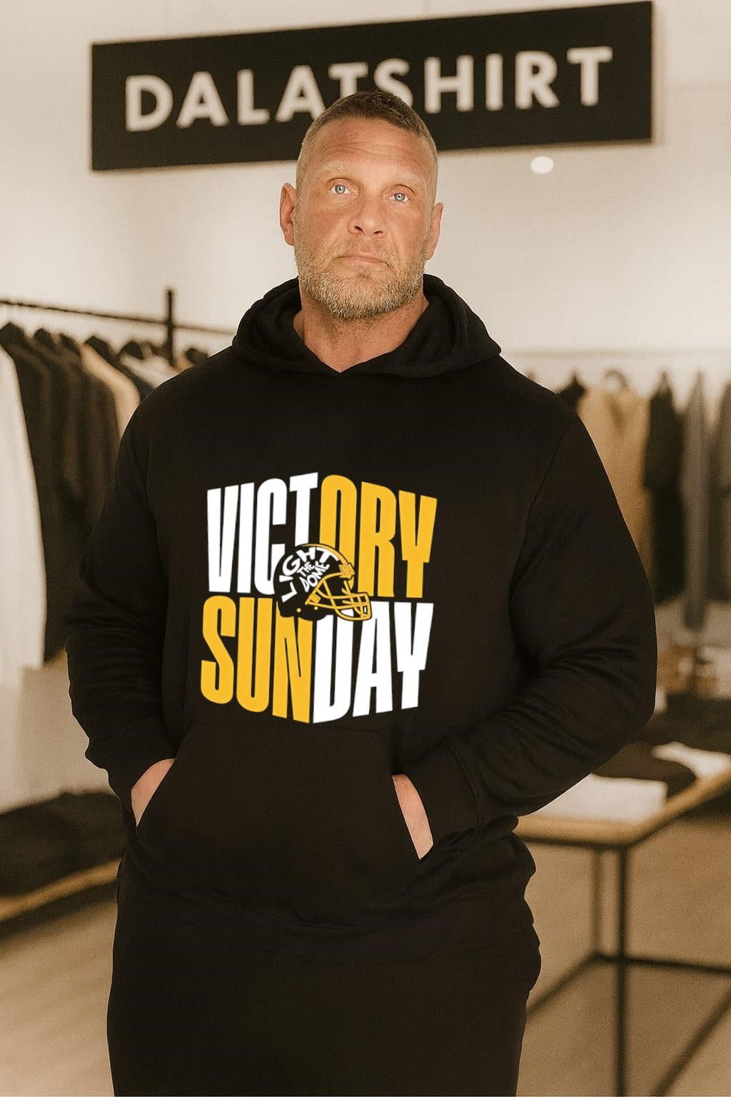 Victory Sunday light the dome helmet shirt