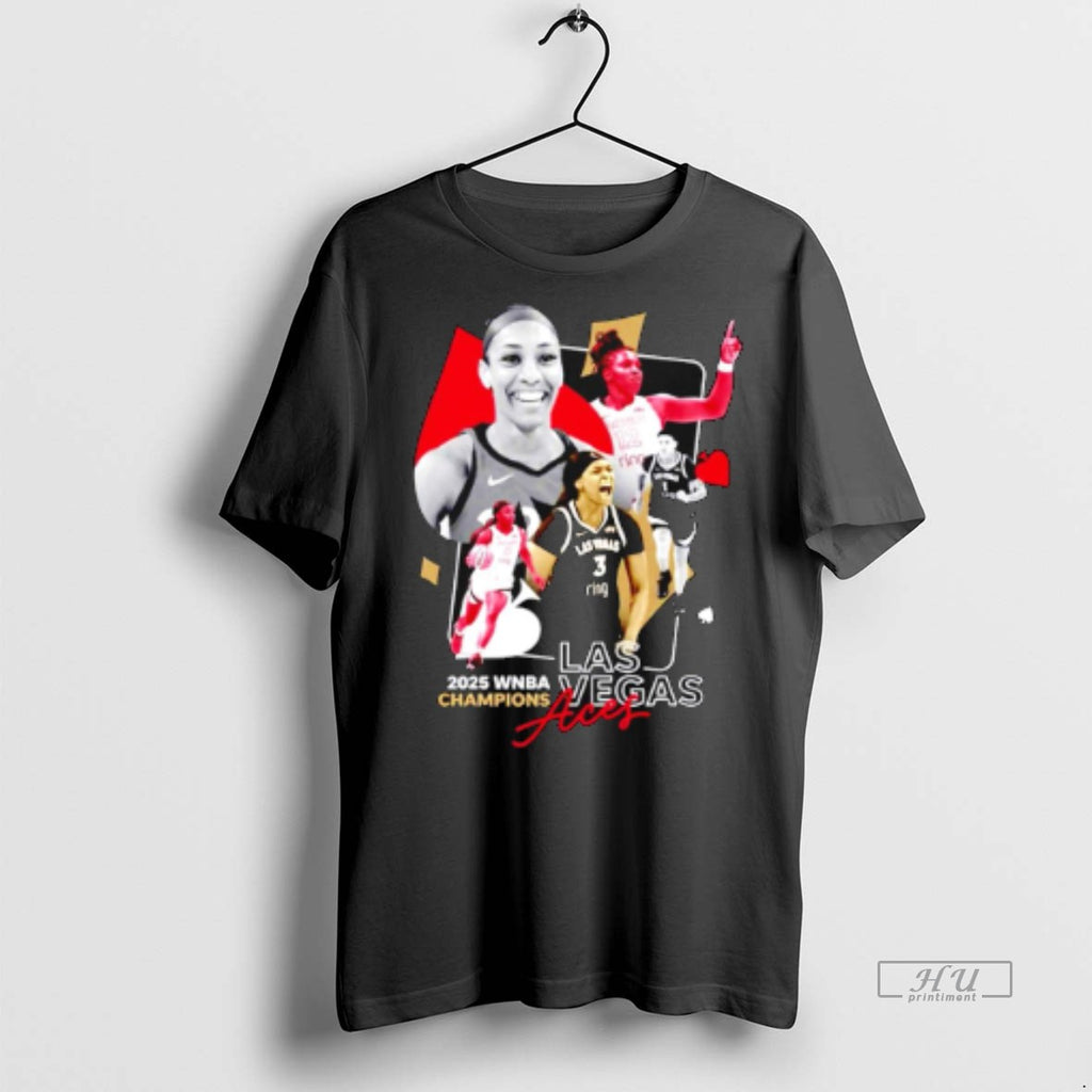 Viral Aja Wilson Las Vegas Aces 2025 Wnba Champions Tee Shirt Sweater