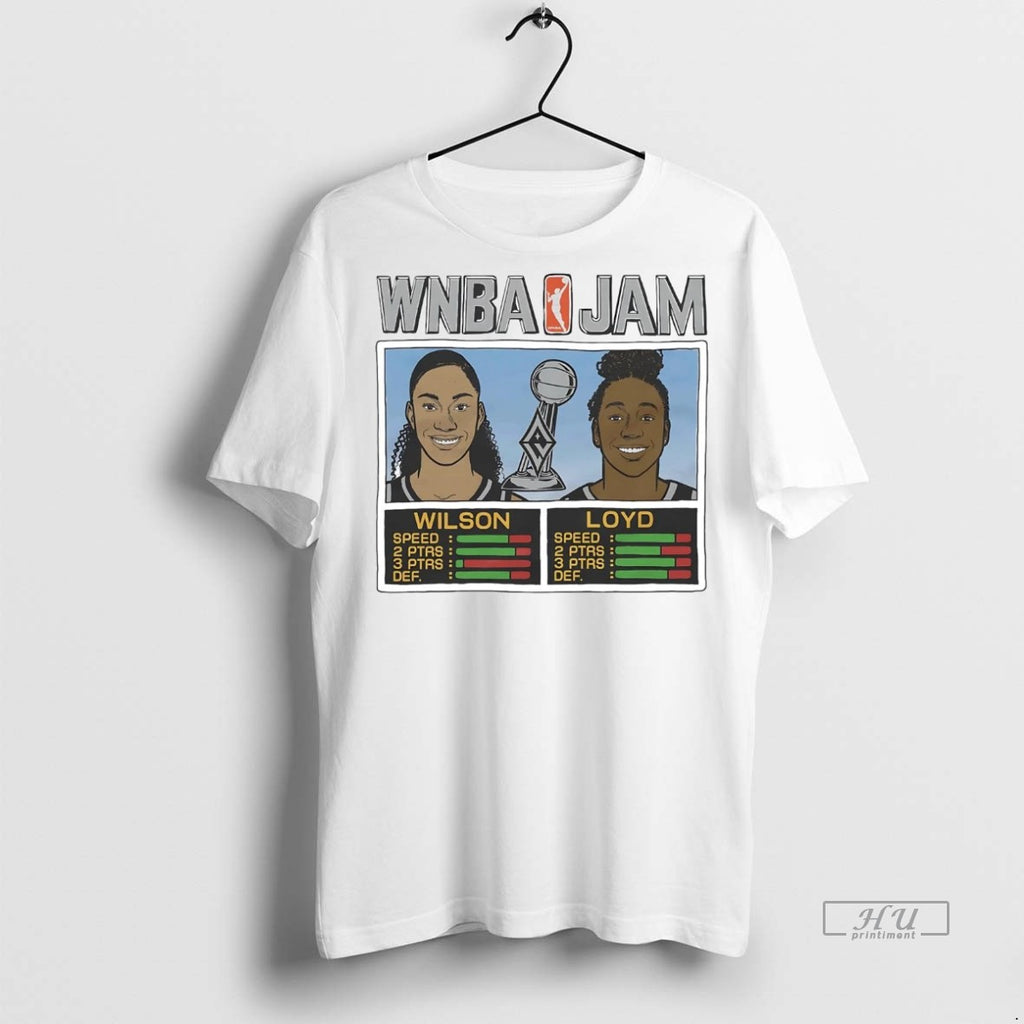 Viral Aja Wilson And Jewell Loyd Legend Wnba Jam Aces Tee Shirt Sweater