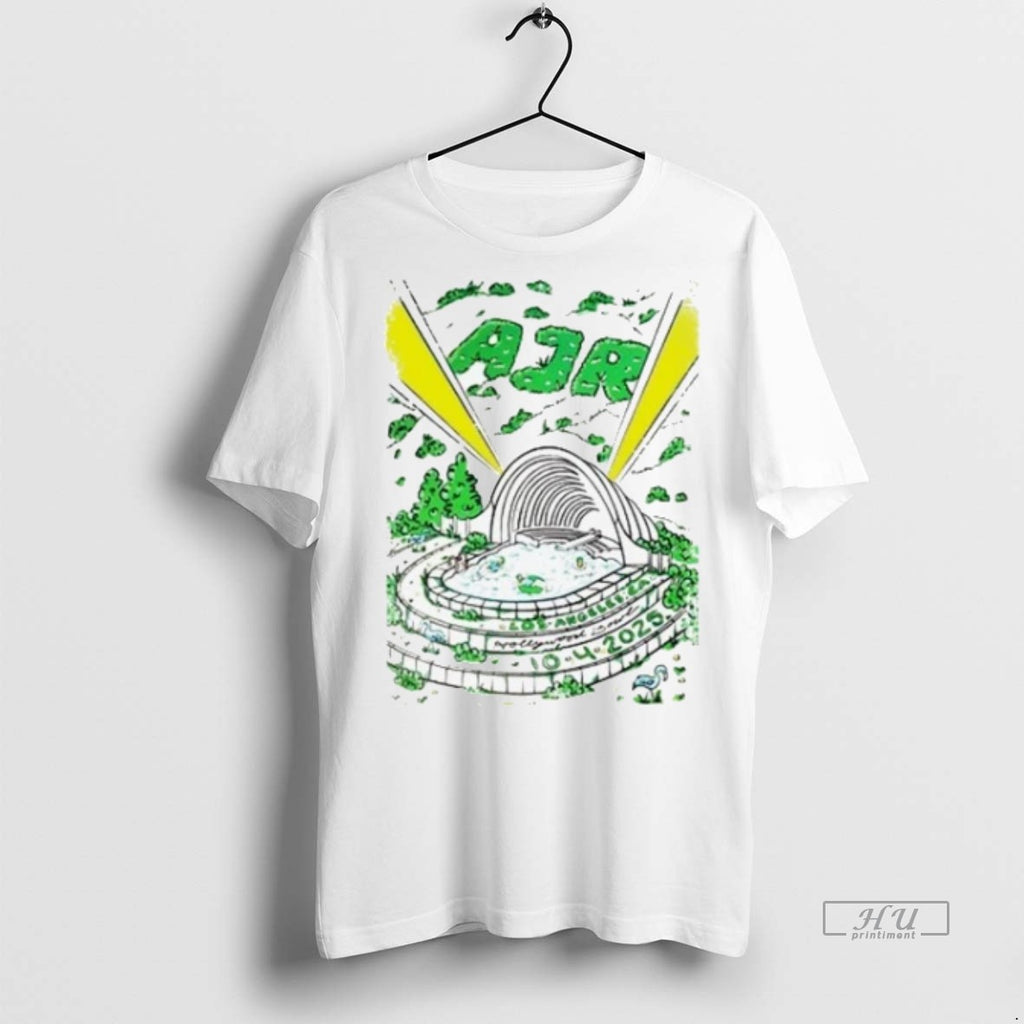 Viral Ajr Oct 4 2025 Hollywood Bowl Los Angeles Ca Tour Tee Shirt Sweater