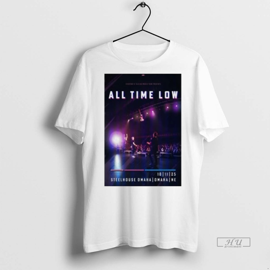 Viral All Time Low Oct 11 2025 Steelhouse Omaha Ne Tee Shirt Sweater