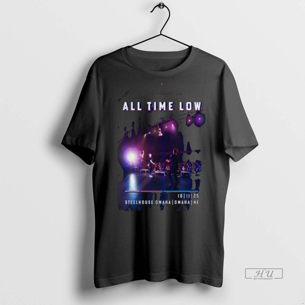 Viral All Time Low October 11 2025 Steelhouse Omaha Ne Long Sleve Tee Shirt Sweater