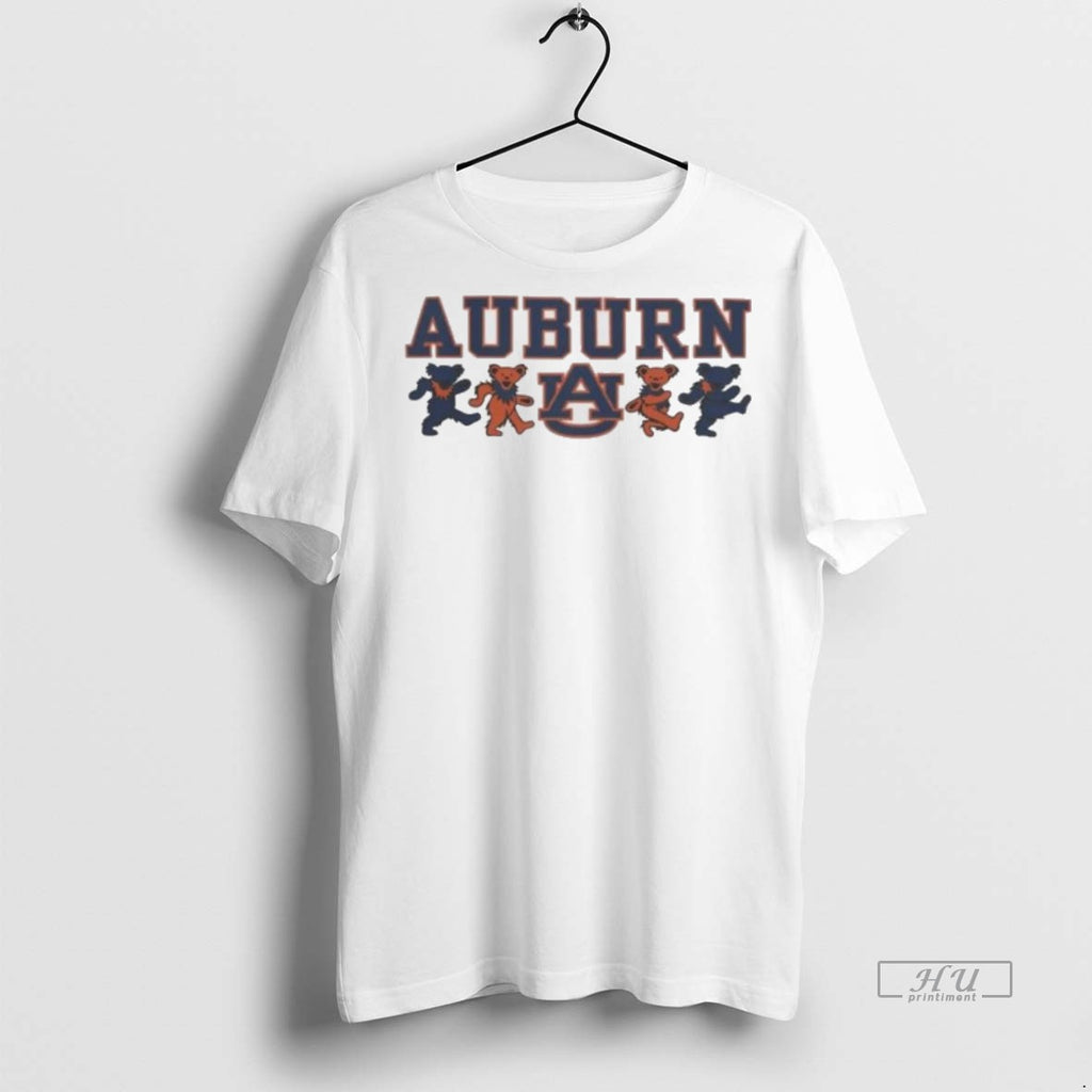 Viral Auburn Tigers X Grateful Dead Mascot Bears 2025 Tee Shirt Sweater