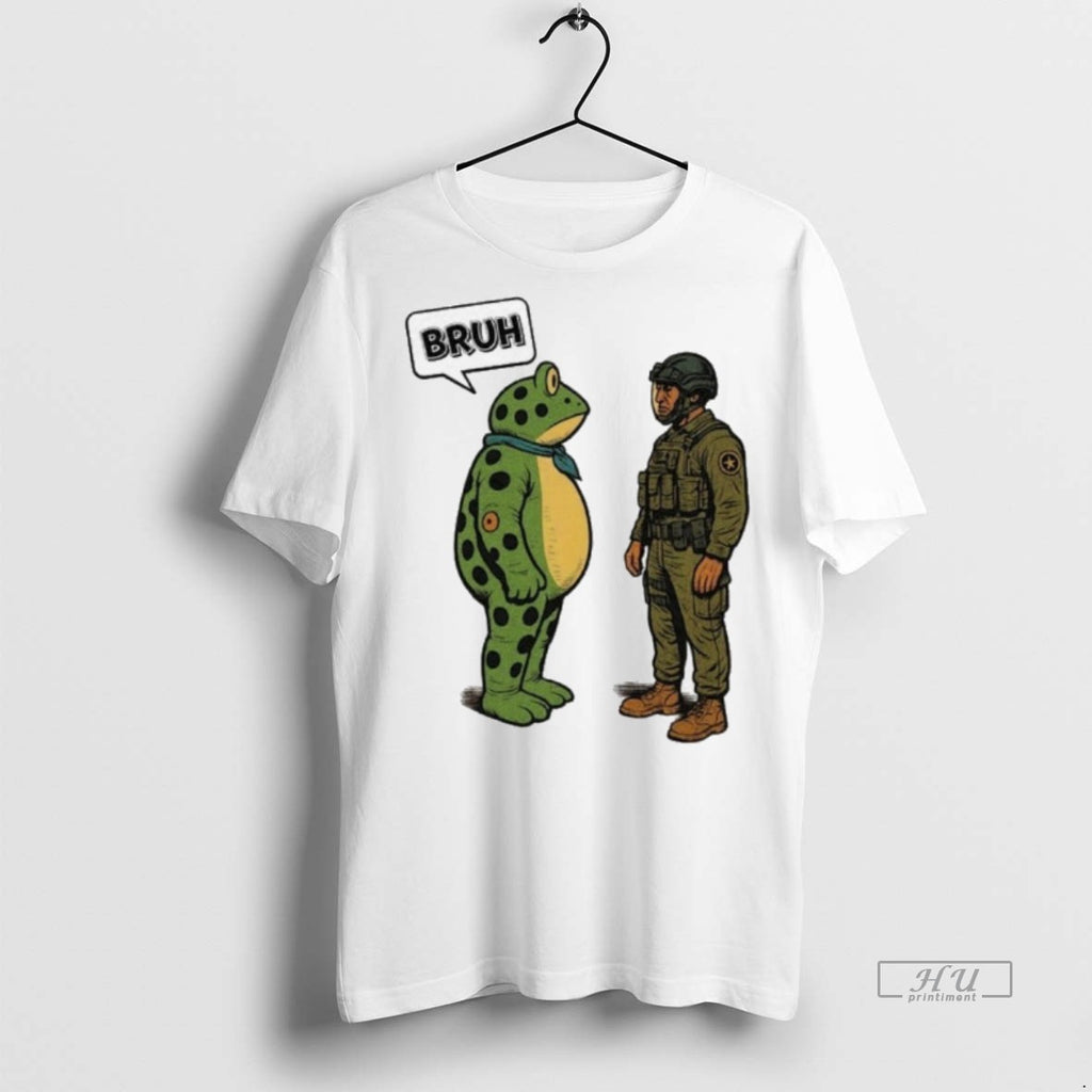 Viral Bruh Portland Frog Protest Tee Shirt Sweater