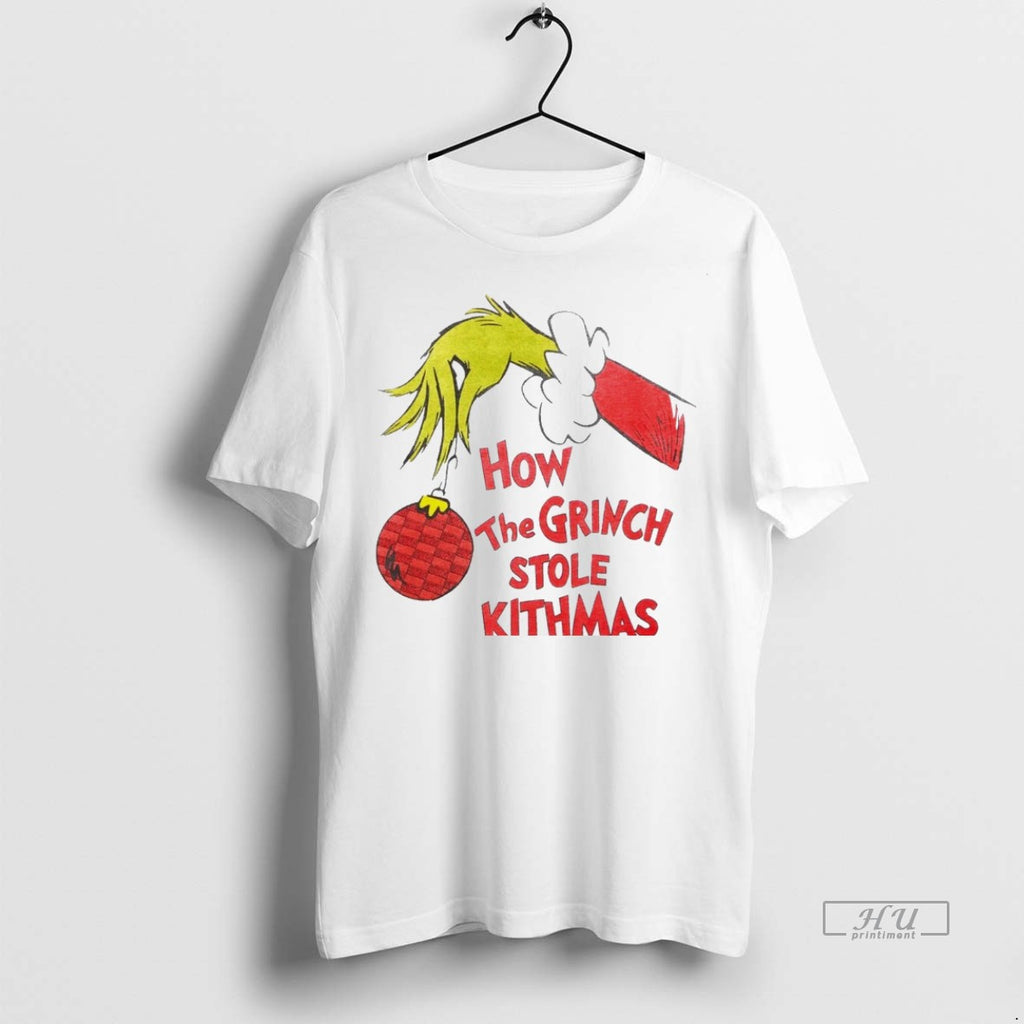 Viral Christmas How The Grinch Stole Kithmas White Tee Shirt Sweater