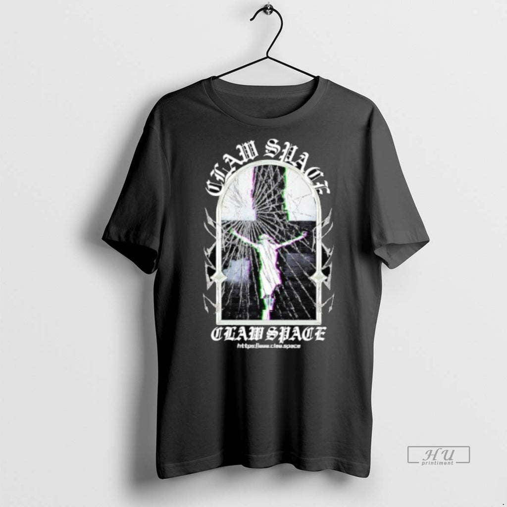 Viral Claw Space Mirror Broken Tee Shirt Sweater