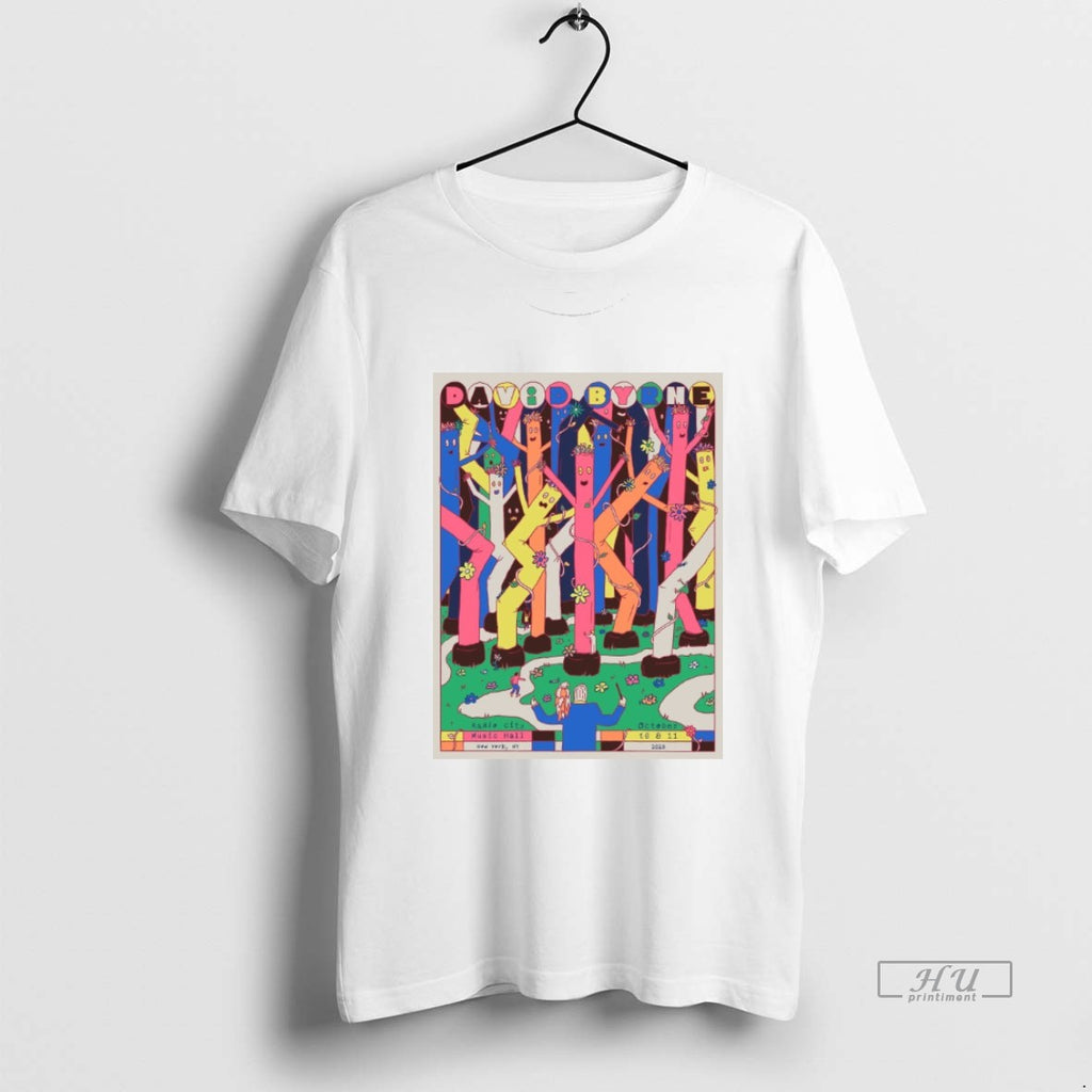 Viral David Byrne Oct 10 11 2025 Radio City Music Hall New York Ny Tee