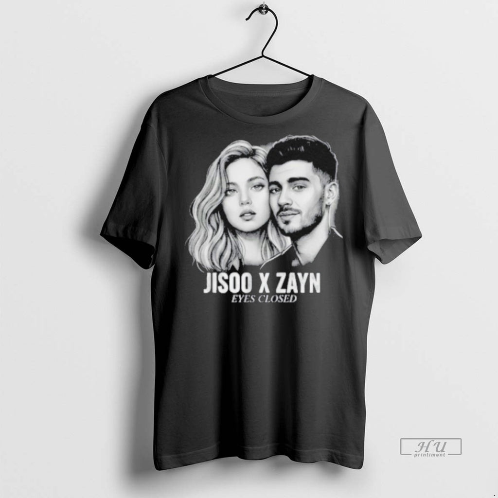 Viral Design Jisoo Zayn Eyes Closed 2025 Tee Shirt Sweater