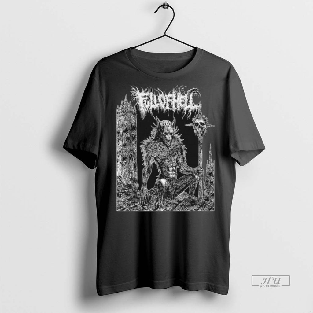 Viral Full Of Hell Beastial Wolf Tee Shirt Sweater