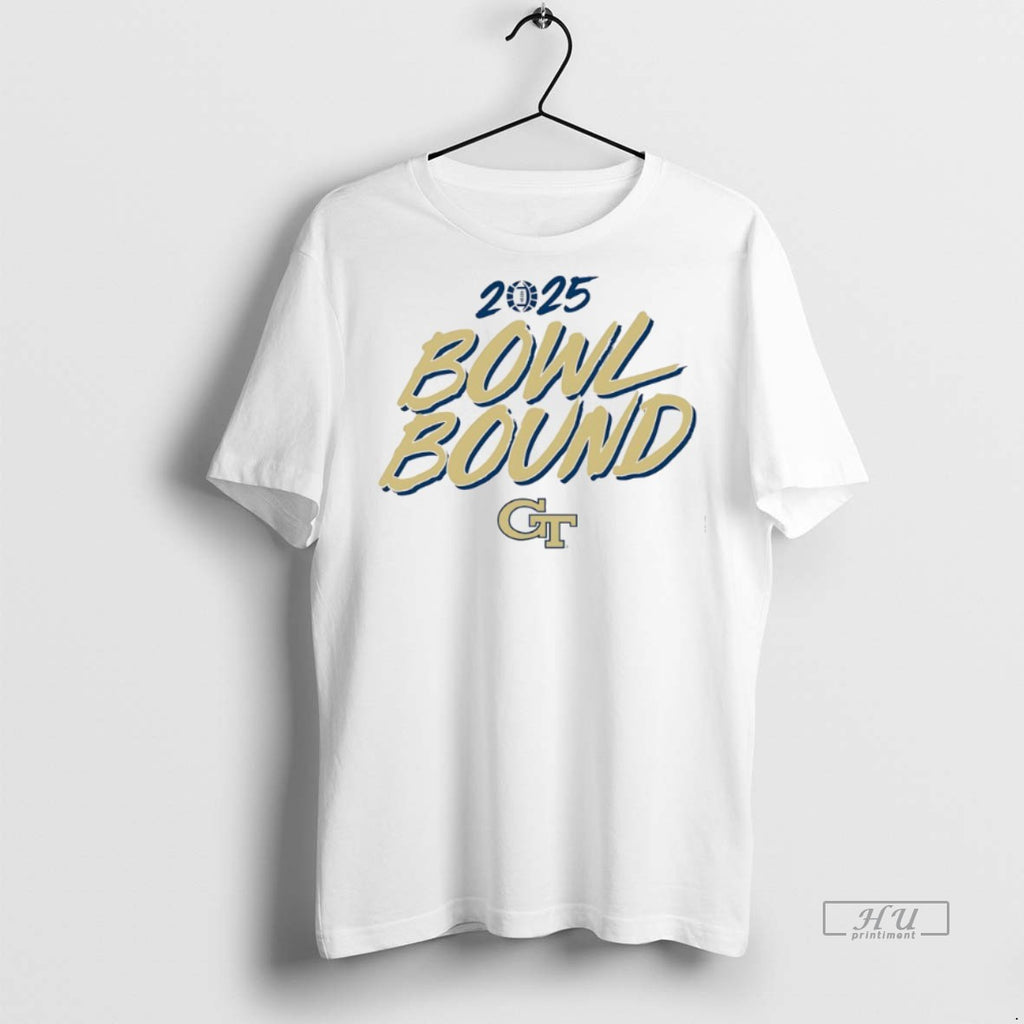 Viral Georgia Tech Yellow Jackets 2025 Bowl Bound Logo Tee Shirt Sweater