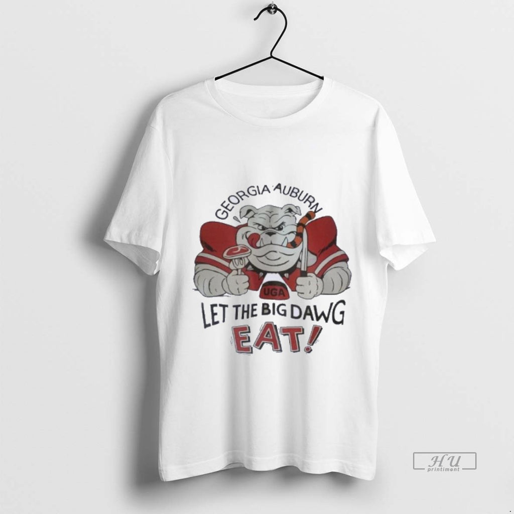 Viral Georgia Vs Auburn 2025 Let The Big Dawg Eat Tee Shirt Sweater