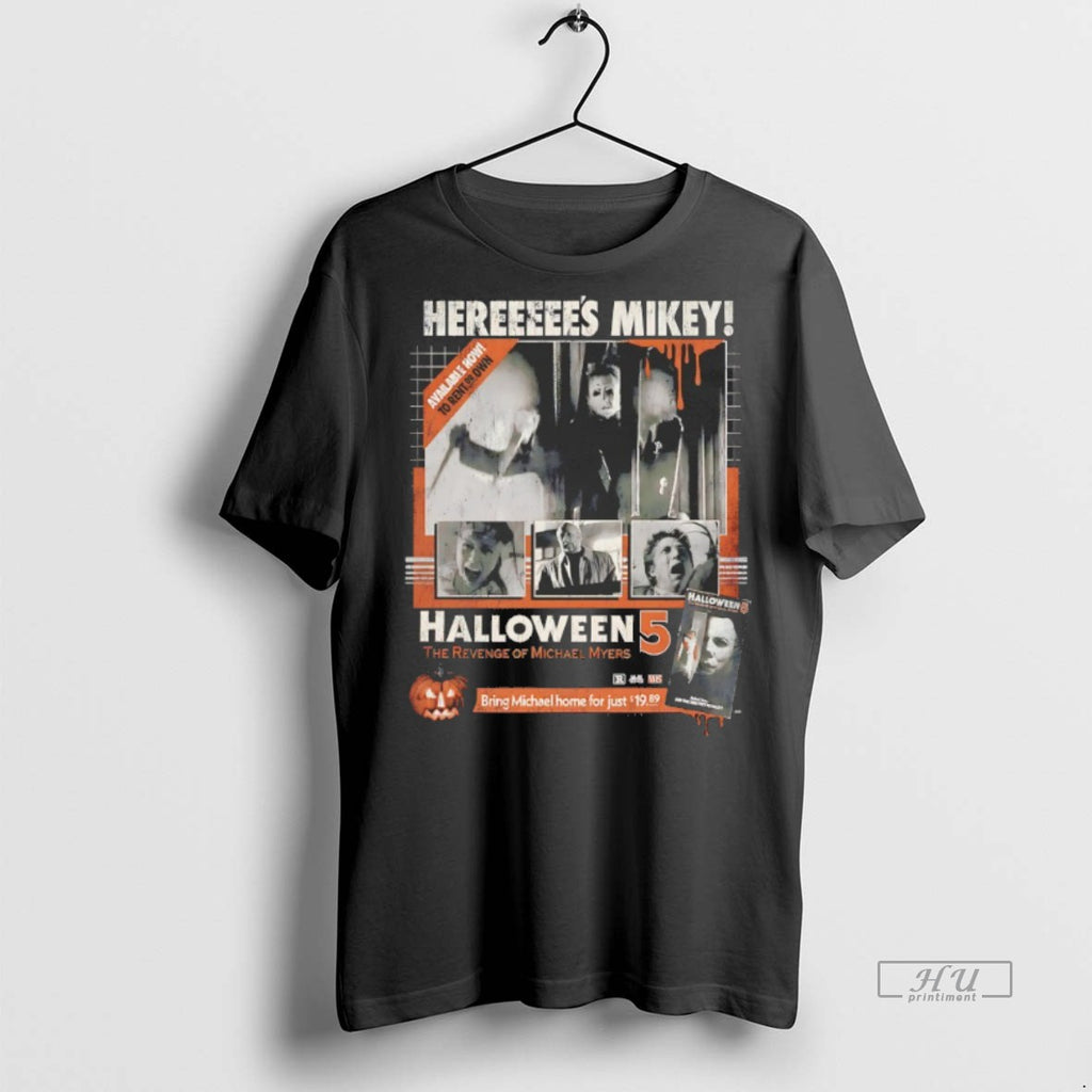 Viral Heres Mikey Halloween 5 The Revenge Of Micheal Myers Tee Shirt Sweater