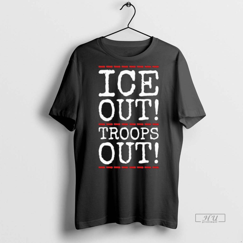 Viral Ice Out Troops Out Portland Frog Anti Ice Tee Shirt Sweater