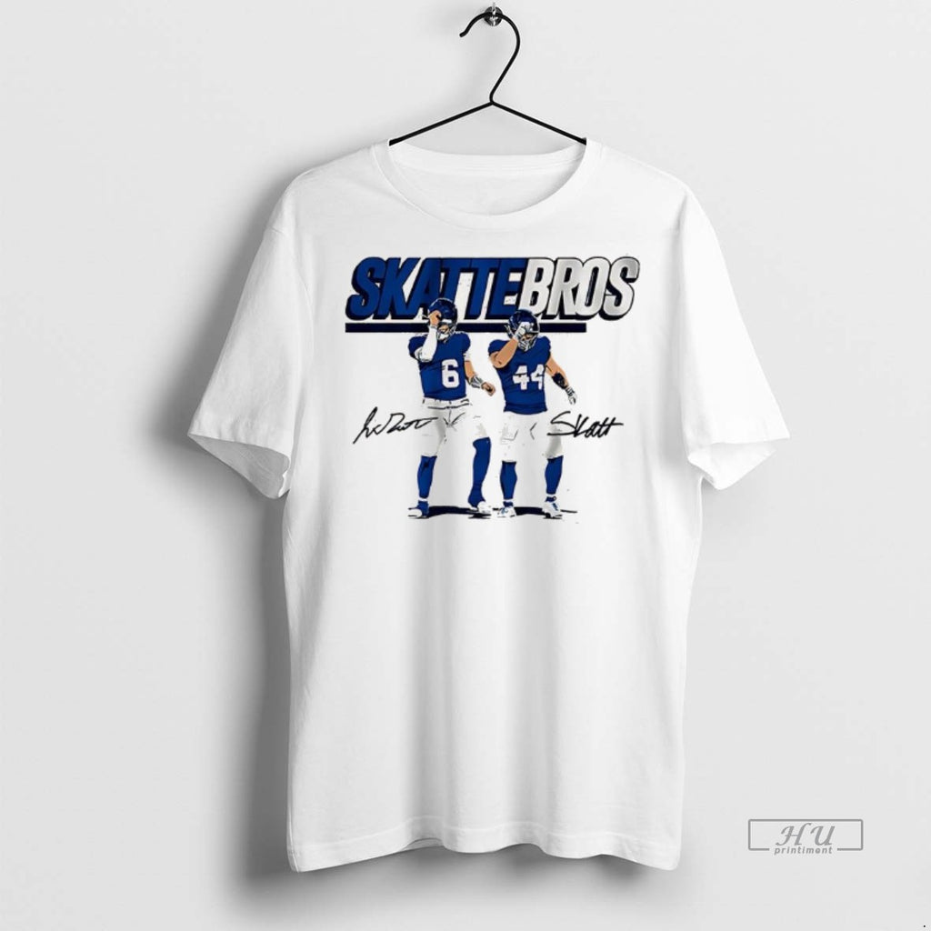 Viral Jaxson Dart And Cam Skattebo Skattebros Signature Tee Shirt Sweater
