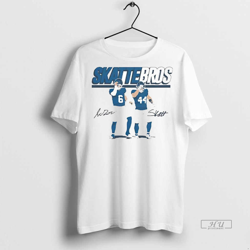 Viral Jaxson Dart And Cam Skattebo Skatterbros Signatures Tee Shirt Sweater