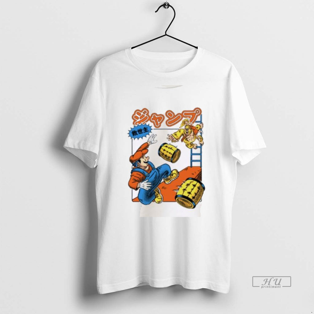 Viral Jumping Savior Retro Gamer Tee Shirt Sweater