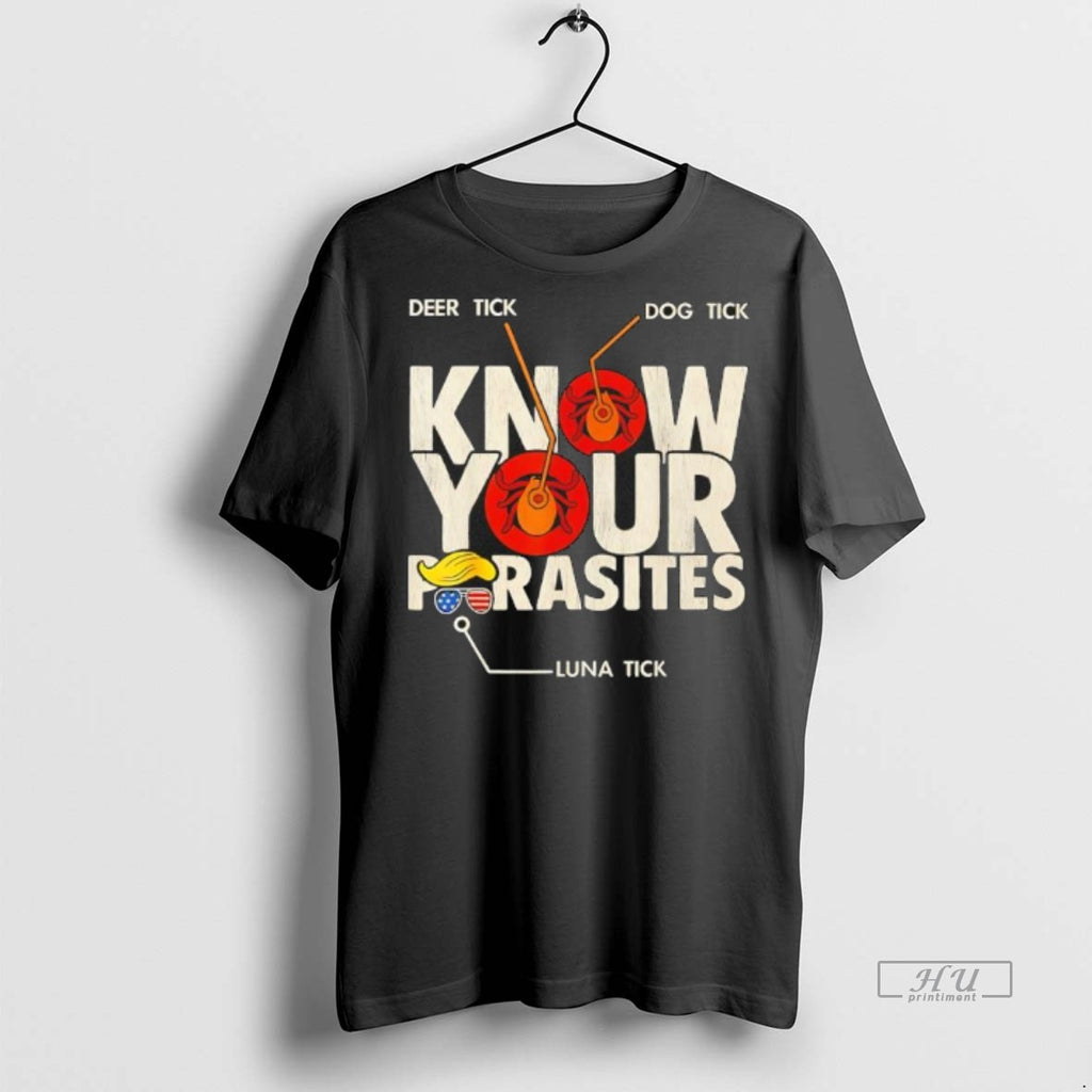 Viral Know Your Parasites Anti Trump Meme Trump Parody Tick Resist Tee Shirt Sweater