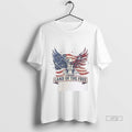 Viral Land Of The Free Eagle Usa Flag Tee Shirt Sweater