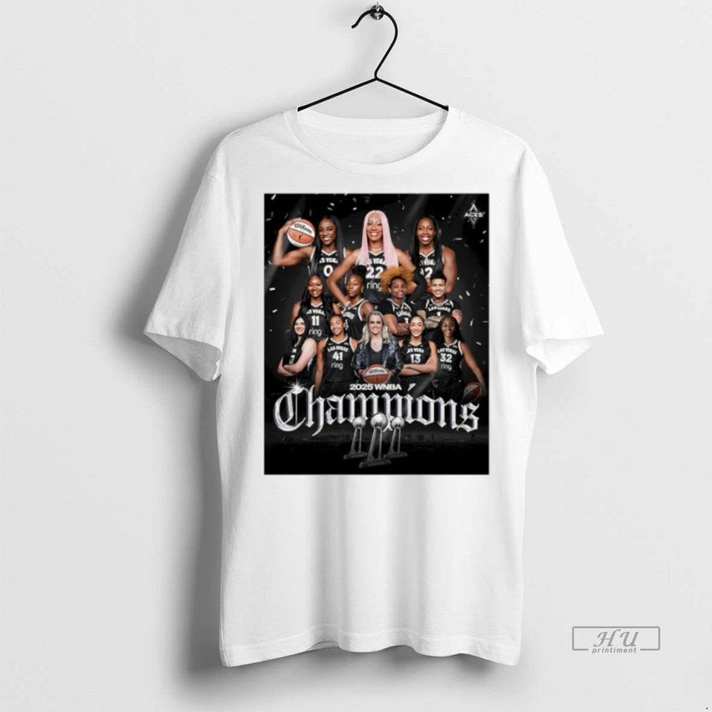 Viral Las Vegas Aces 2025 Wnba Champions Raise The Stakes Tee Shirt Sweater