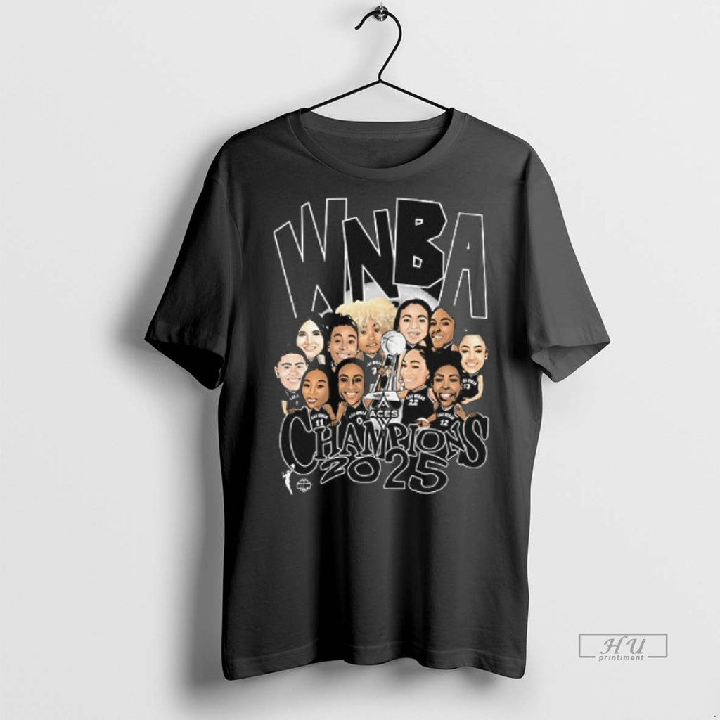 Viral Las Vegas Aces 2025 Wnba Champs Roster 2 Sided Tee Shirt Sweater