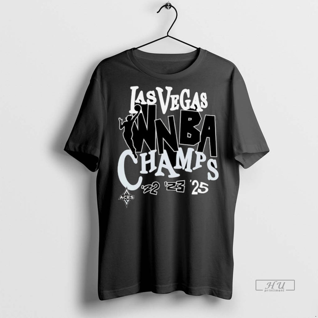 Viral Las Vegas Aces 3x Wnba Champions 2022 2023 2025 Tee Shirt Sweater