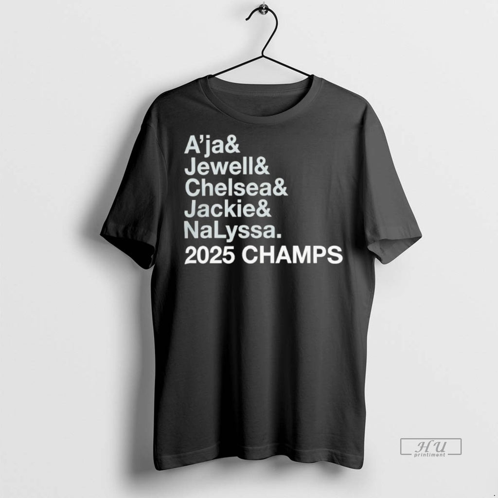 Viral Las Vegas Aces Aja Jewell Chelsea Jackie Nalyssa 2025 Champs Tee Shirt Sweater