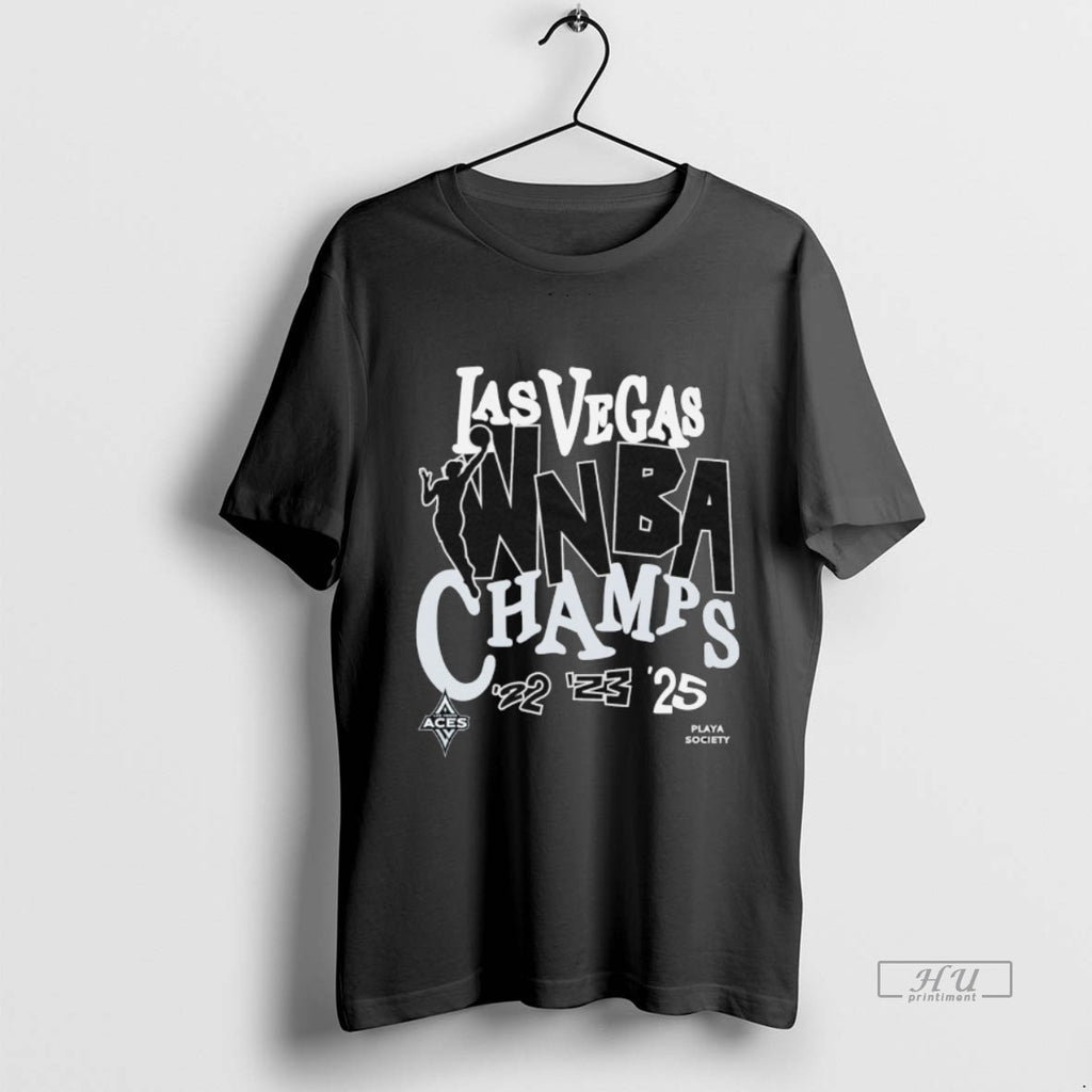 Viral Las Vegas Aces Playa Society 2025 Wnba Finals Champions Tee Shirt Sweater