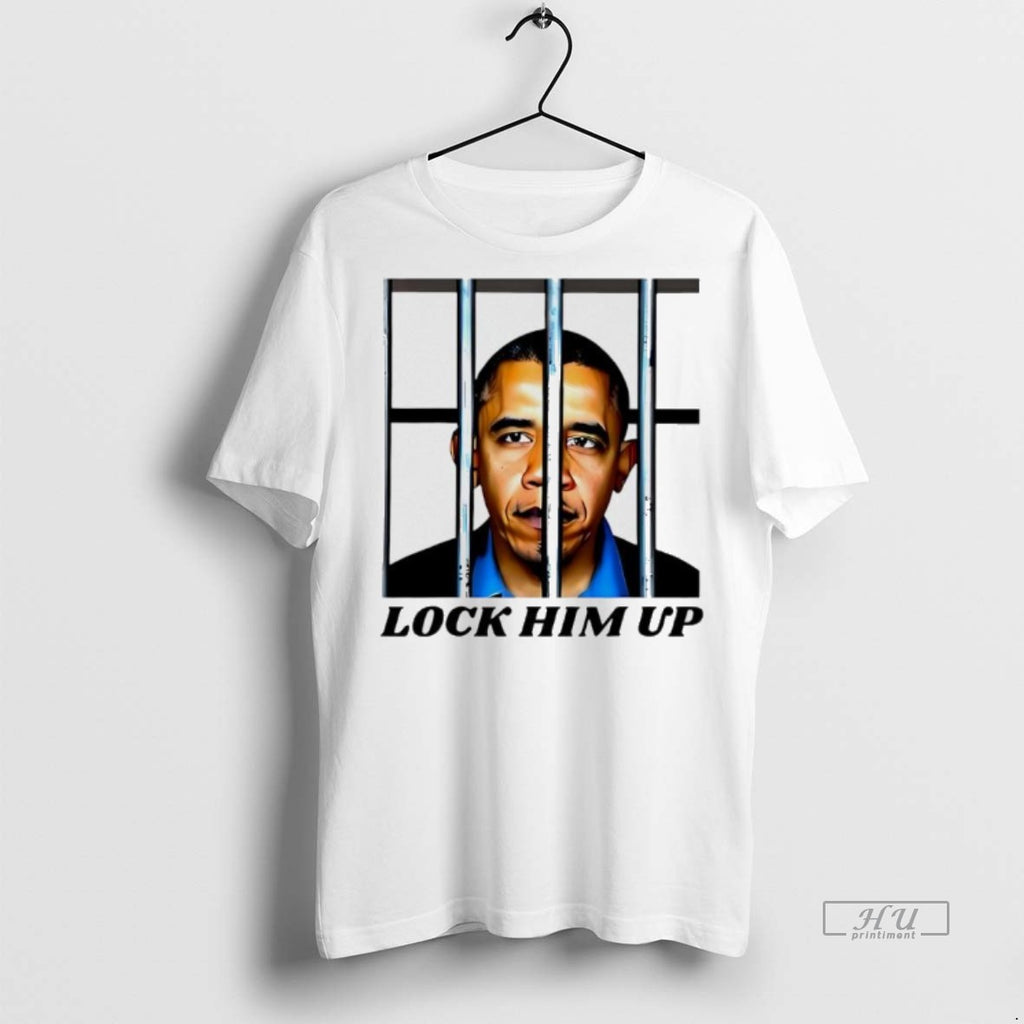 Viral Lock Him Up Anti Obama Tee Shirt Sweater