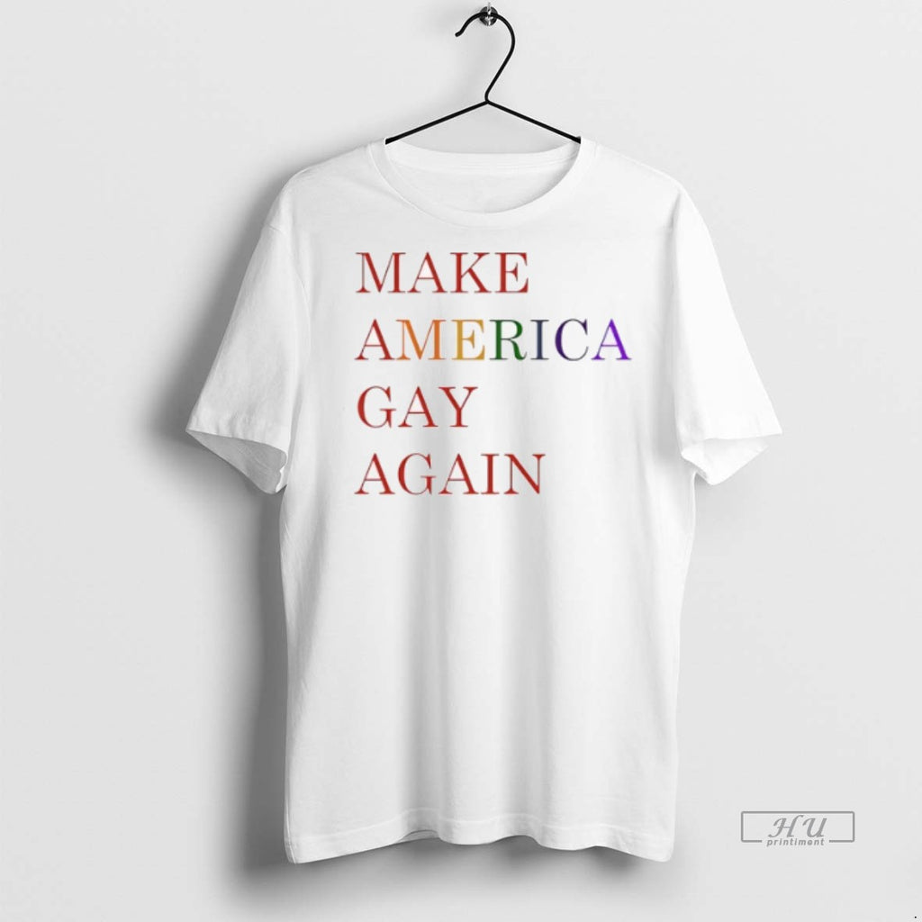 Viral Maga Make America Gay Again Tee Shirt Sweater