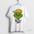 Viral Make Xmas Great Again Trump Grinch White Tee Shirt Sweater