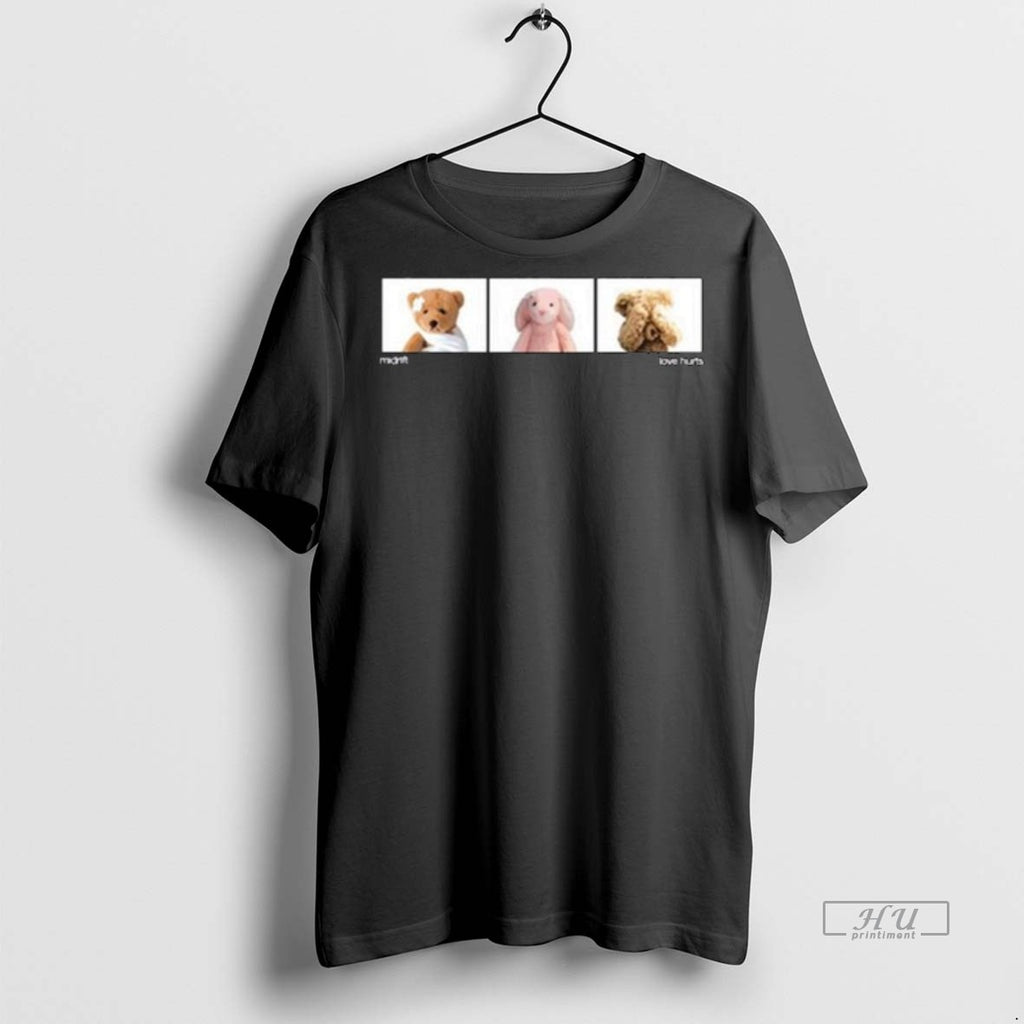 Viral Midrift Love Hurts Black Long Sleve Tee Shirt Sweater
