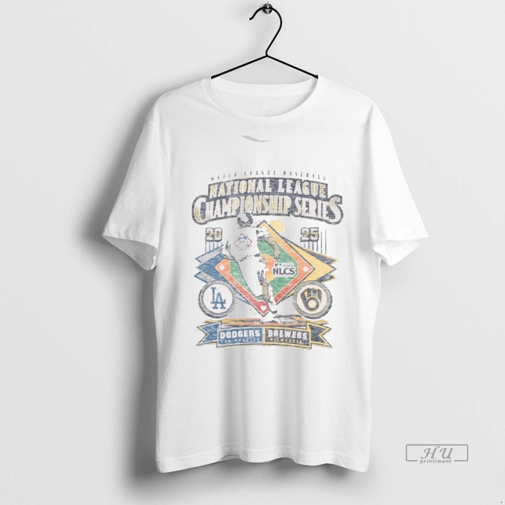 Viral Milwaukee Brewers Vs La Dodgers Mlb 2025 Nlcs Matchup Dueling Vintage Tee Shirt Sweater