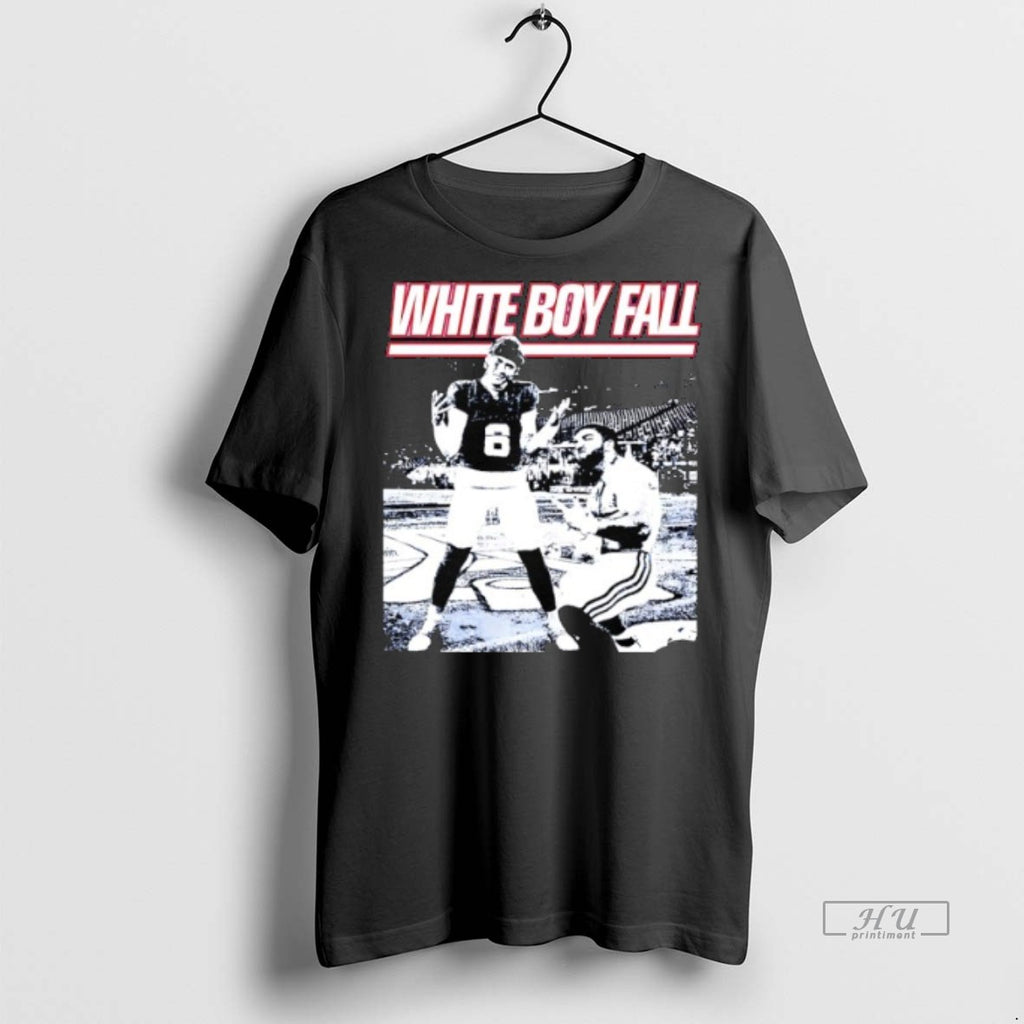 Viral New York Giants White Boy Fall Tee Shirt Sweater