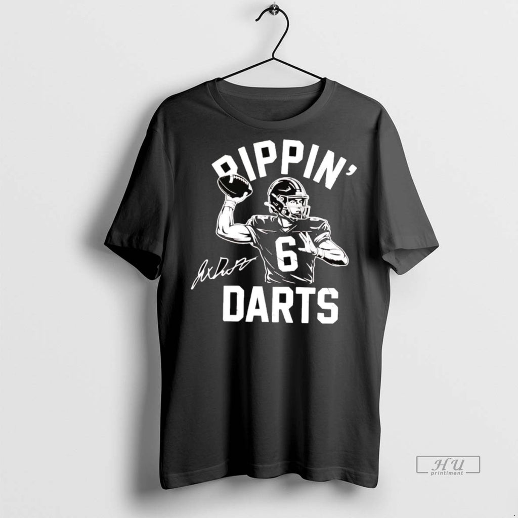 Viral New York Giants Ripping Jaxson Dart Signature Tee Shirt Sweater