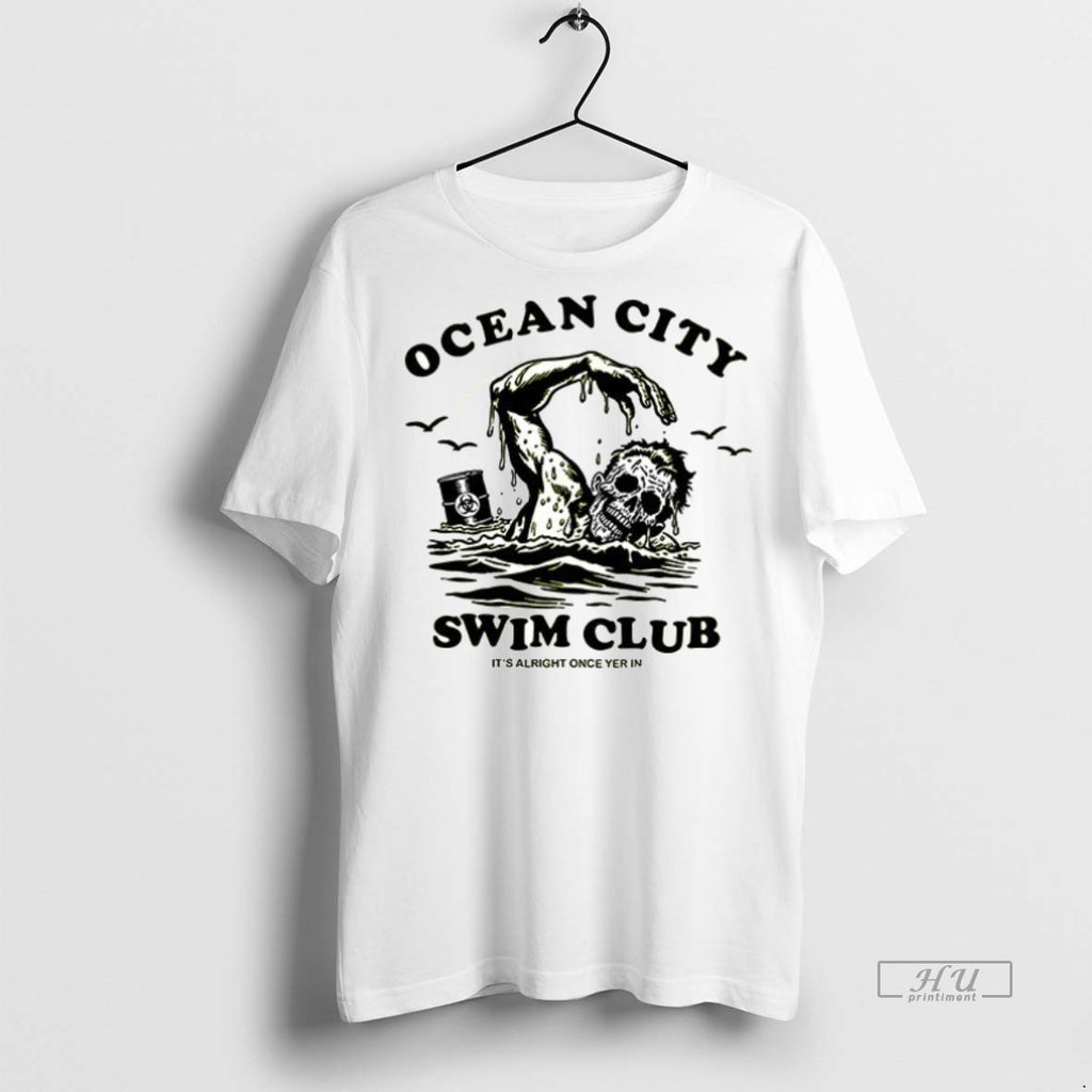 Viral Ocean City Swim Club Its Alright Once Yer In Ceramic Ceramic And Classic Dad