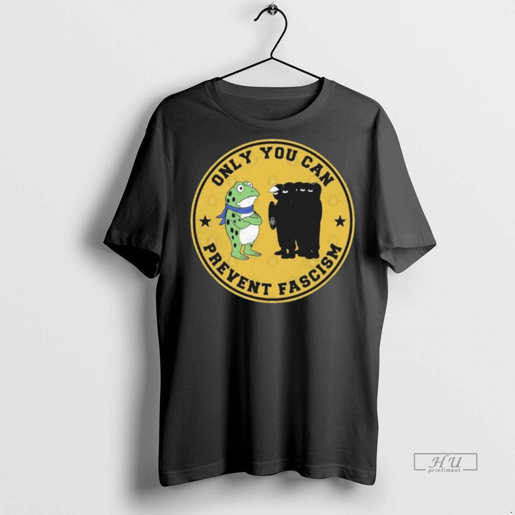 Viral Only You Can Prevent Fascism Portland Frog Tee Shirt Sweater