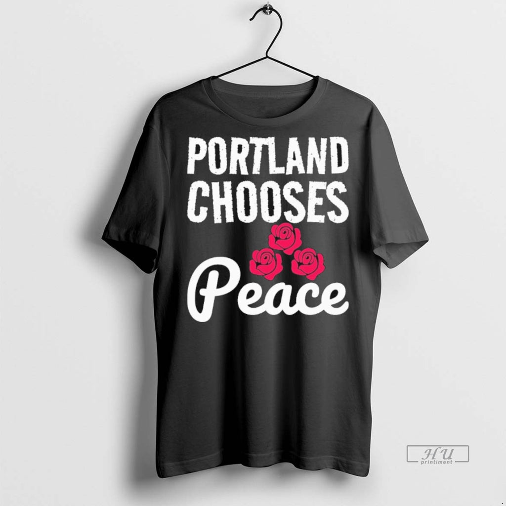 Viral Portland Chooses Peace Anti Ice Tee Shirt Sweater