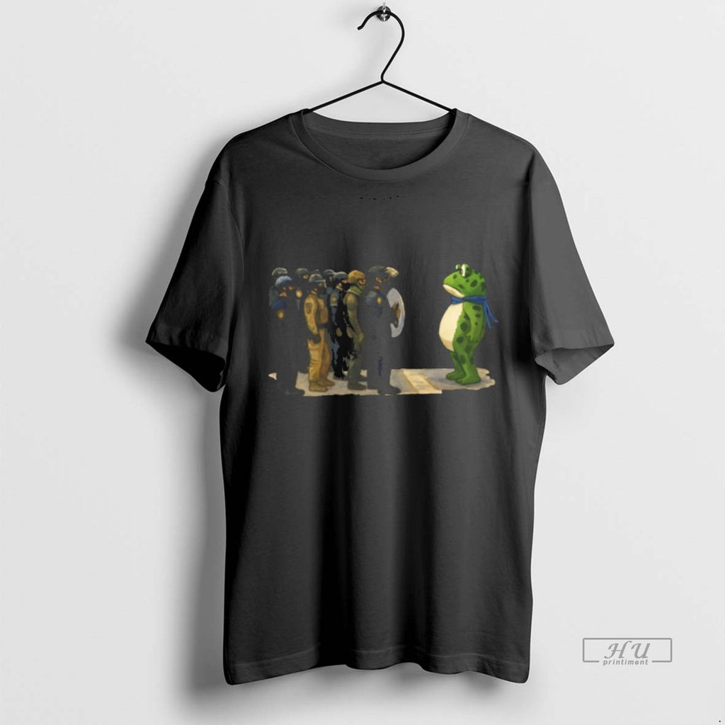 Viral Portland Freedom Frog Anti Ice Anti Trump Pro Immigration Portland Frog Tee Shirt Sweater