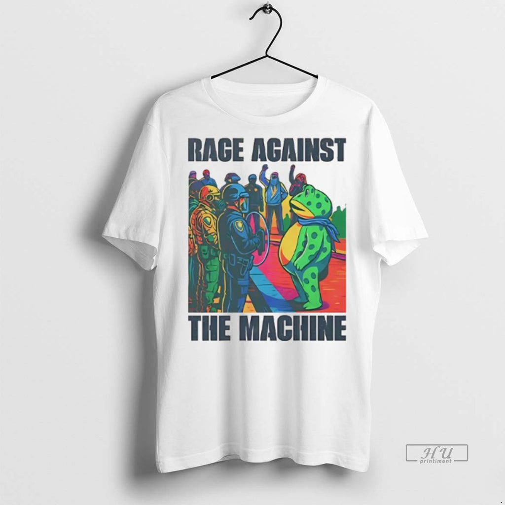 Viral Portland Frog Anti Ice Rage Against The Machine Tee Shirt Sweater