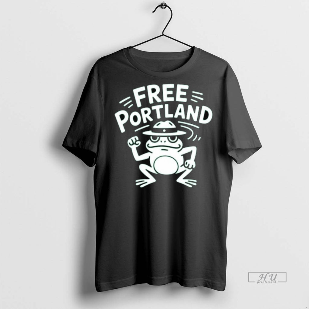 Viral Portland Frog Free Portland Long Sleve Tee Shirt Sweater