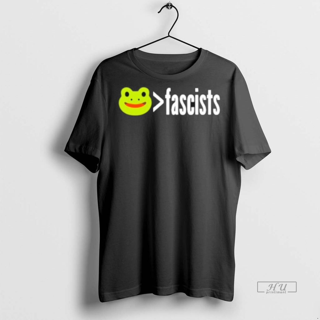 Viral Portland Frog Greater Than Fascists Tee Shirt Sweater