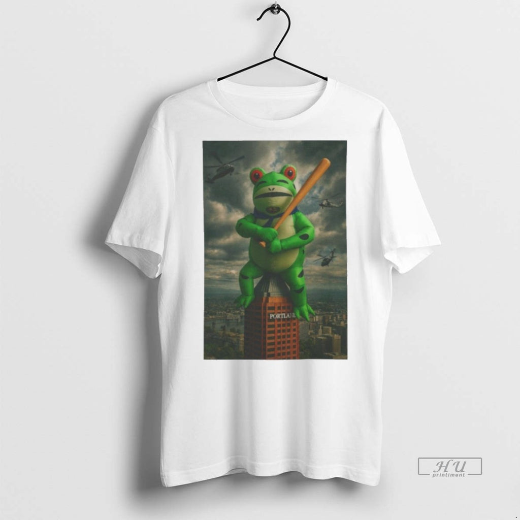 Viral Portland Frog Hero Tee Shirt Sweater