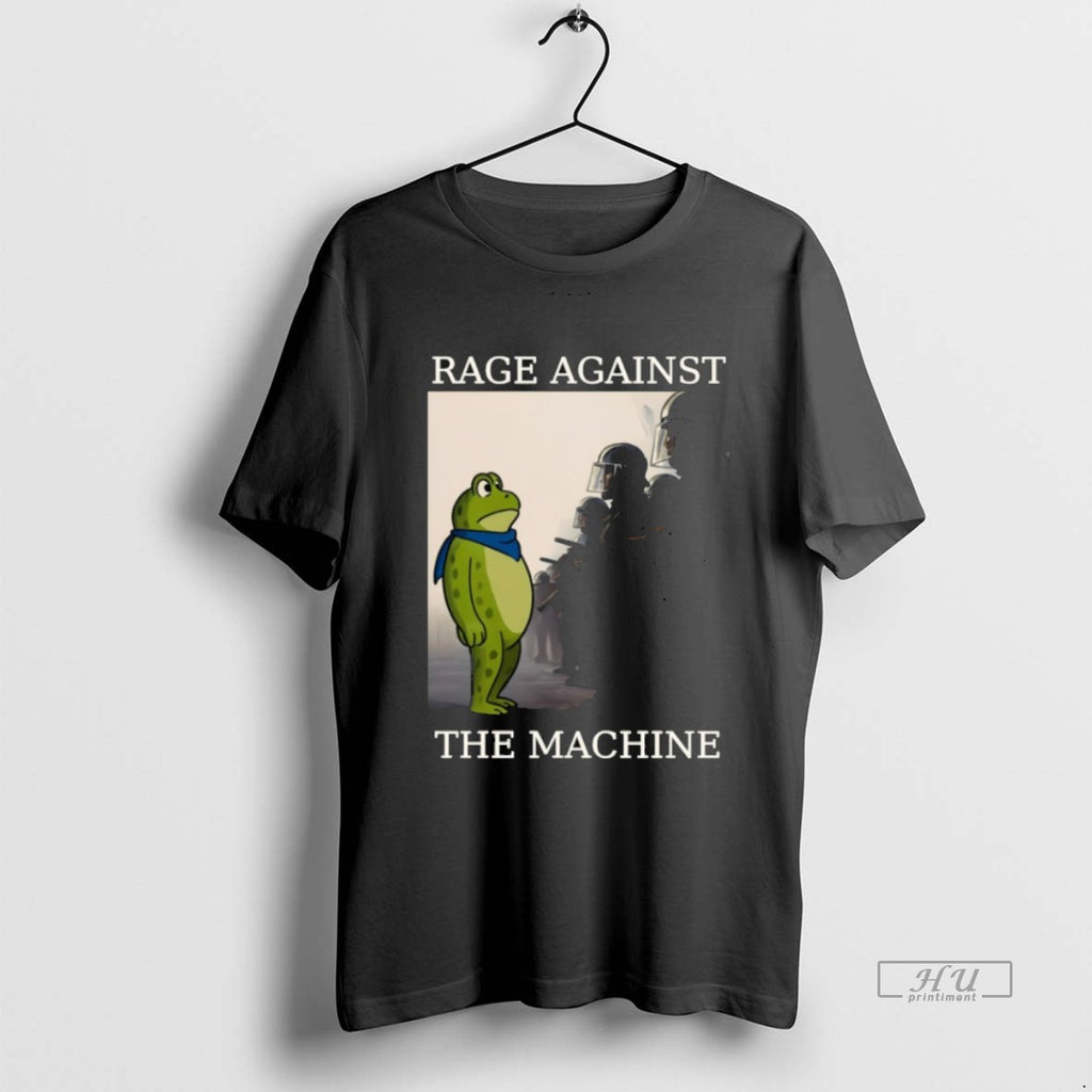 Viral Portland Frog Protest Anti Ice Anti Fascism Rage Against The Machine Tee Shirt Sweater